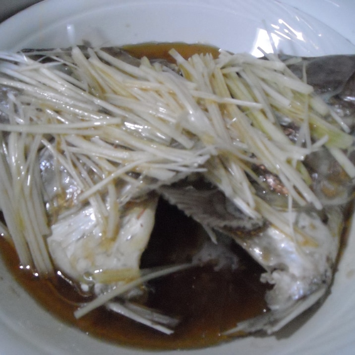 中華風鯛の頭の蒸し料理